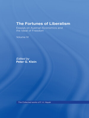 cover image of The Fortunes of Liberalism